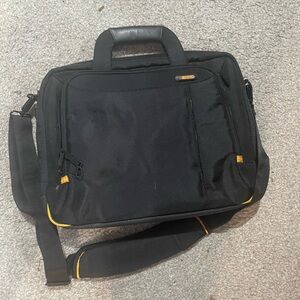 Targus Black and Yellow Laptop Bag